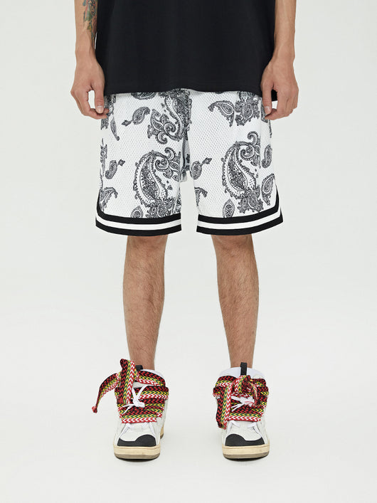 Shorts Estampados de Malla Transpirable con Diseño Anacardo - Image 13