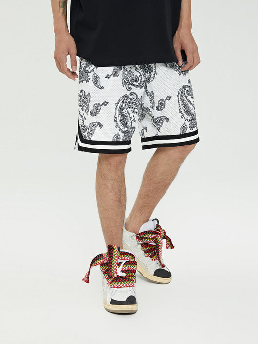 Shorts Estampados de Malla Transpirable con Diseño Anacardo - Image 7