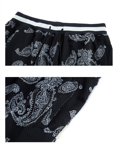 Shorts Estampados de Malla Transpirable con Diseño Anacardo - Image 9