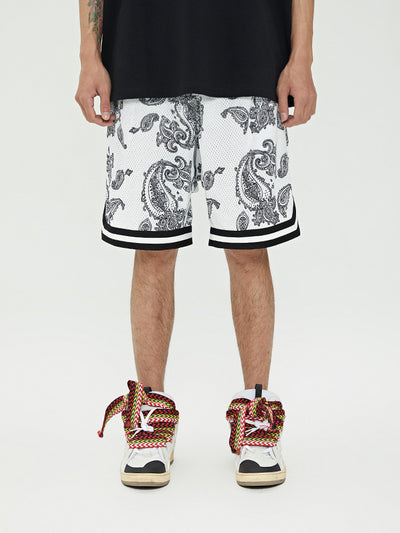 Shorts Estampados de Malla Transpirable con Diseño Anacardo - Image 2