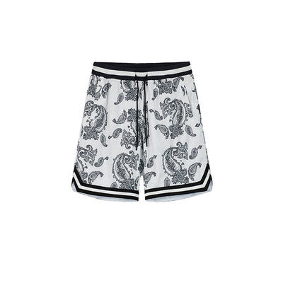 Shorts Estampados de Malla Transpirable con Diseño Anacardo - Image 4