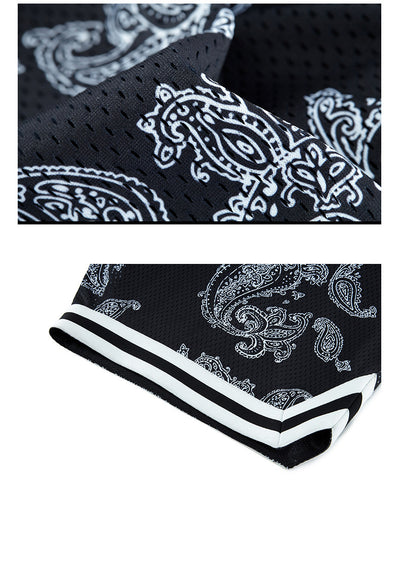 Shorts Estampados de Malla Transpirable con Diseño Anacardo - Image 6