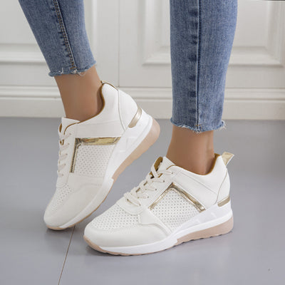 Zapatillas Deportivas con Cuña Plataforma - Tenis Casuales Cómodos Transpirables - Image 8