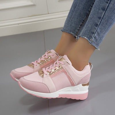 Zapatillas Deportivas con Cuña Plataforma - Tenis Casuales Cómodos Transpirables - Image 7