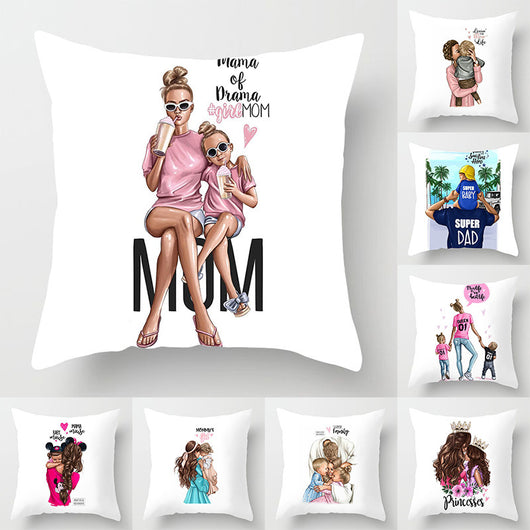 Funda de Almohada Día de Madres Serie Madre-Hijo - Image 6