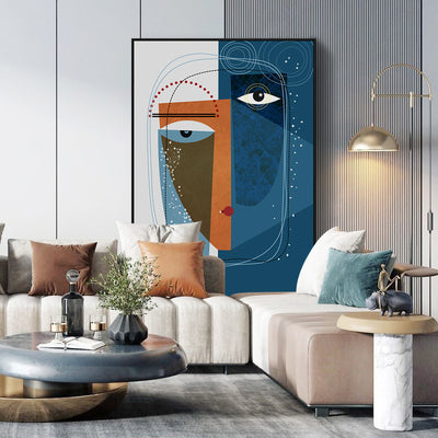 Cuadro Decorativo Líneas Geométricas Abstractas - Arte Moderno de Pared - Image 14