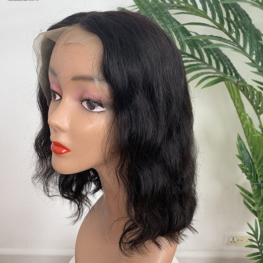 Peluca Bob Frontal de Encaje con Ondas Corporales - Cabello Natural Bobo - Image 6