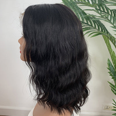 Peluca Bob Frontal de Encaje con Ondas Corporales - Cabello Natural Bobo - Image 8