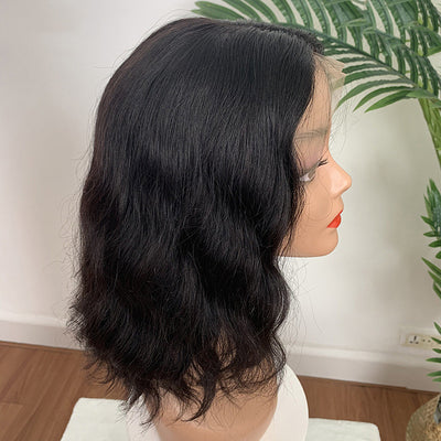 Peluca Bob Frontal de Encaje con Ondas Corporales - Cabello Natural Bobo - Image 10