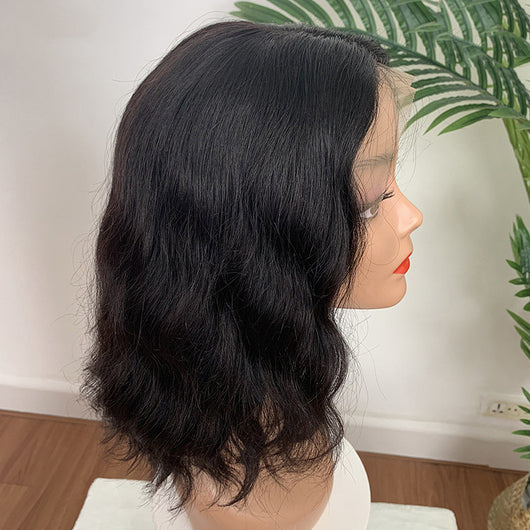 Peluca Bob Frontal de Encaje con Ondas Corporales - Cabello Natural Bobo - Image 10