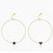 Pulsera de Plata 925 con Cristales Brillantes y Símbolo Minimalista