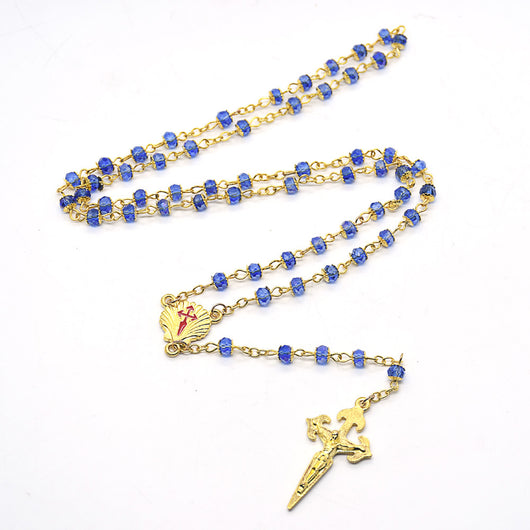 Rosario de Cristal Azul - Comercio Internacional Premium - Image 10