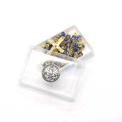 Rosario de Cristal Azul - Comercio Internacional Premium - Image 11