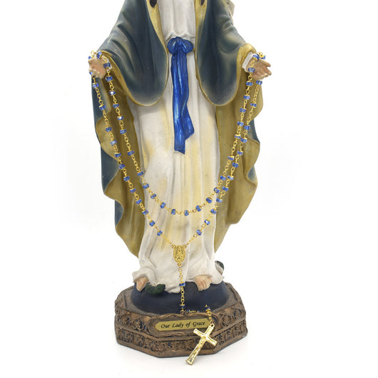 Rosario de Cristal Azul - Comercio Internacional Premium - Image 3
