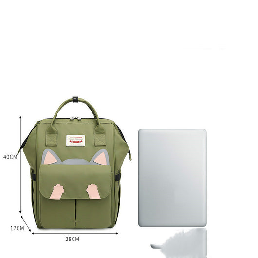 Mochila Escolar Gato con Orejas - Capacidad Grande para Estudiantes de Secundaria - Image 4