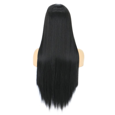 Peluca Frontal de Encaje Prearmada Estilo Europeo y Americano - Image 3
