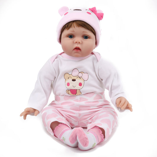 Muñeca Bebé Realista con Cabello Liso - Regalo Perfecto para Niñas - Image 6