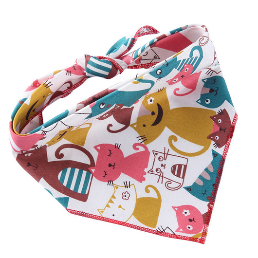 Pañoleta Ajustable para Perros y Gatos - Babero Triangular de Algodón Suave - Image 17