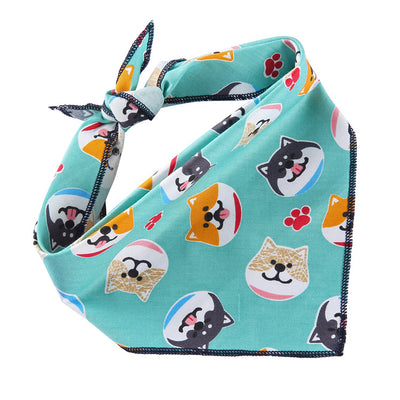 Pañoleta Ajustable para Perros y Gatos - Babero Triangular de Algodón Suave - Image 32