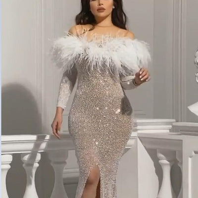 Vestido de Fiesta con Lentejuelas Brillantes para Mujer - Image 7