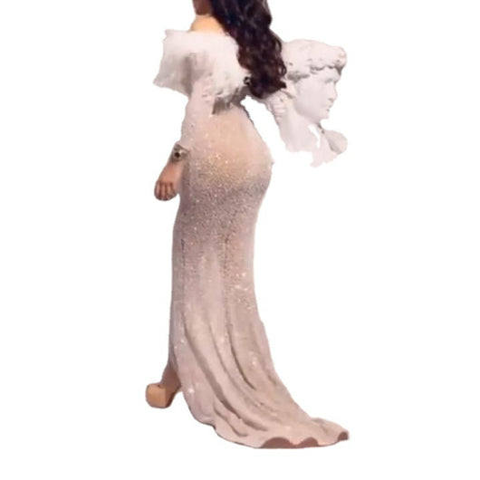 Vestido de Fiesta con Lentejuelas Brillantes para Mujer - Image 8