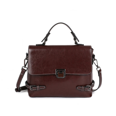 Bolso de Cuero Estilo Europeo Bandolera Multiusos - Image 2