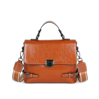 Bolso de Cuero Estilo Europeo Bandolera Multiusos - Image 4