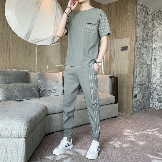 Traje de Seda de Hielo para Hombre - Cómodo y Fresco para el Deporte - Image 14