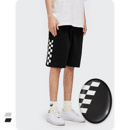 Shorts Deportivos a Cuadros Clásicos Holgados Multiuso para Hombre - Image 2