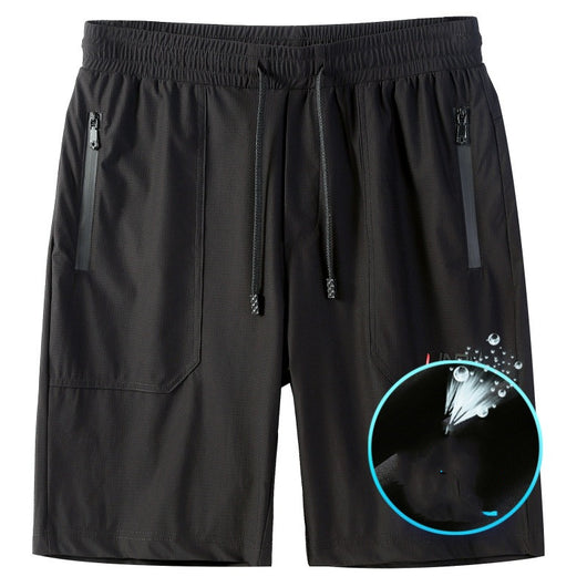 Shorts Deportivos de Seda de Hielo para Hombre - Comodidad Fresca para Verano - Image 6