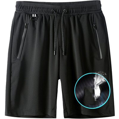 Shorts Deportivos de Seda de Hielo para Hombre - Comodidad Fresca para Verano - Image 5