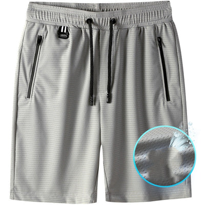 Shorts Deportivos de Seda de Hielo para Hombre - Comodidad Fresca para Verano - Image 4