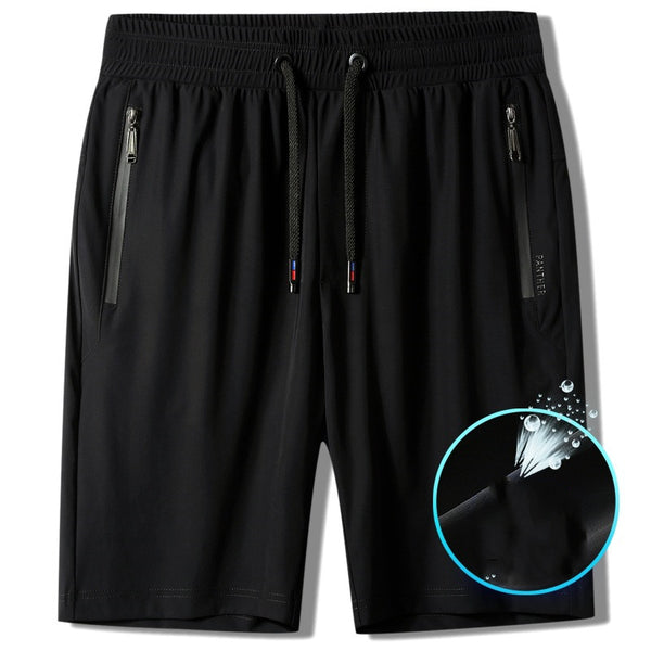 Shorts Deportivos de Seda de Hielo para Hombre - Comodidad Fresca para Verano