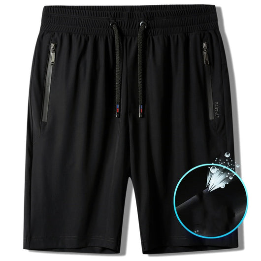 Shorts Deportivos de Seda de Hielo para Hombre - Comodidad Fresca para Verano - Image 2