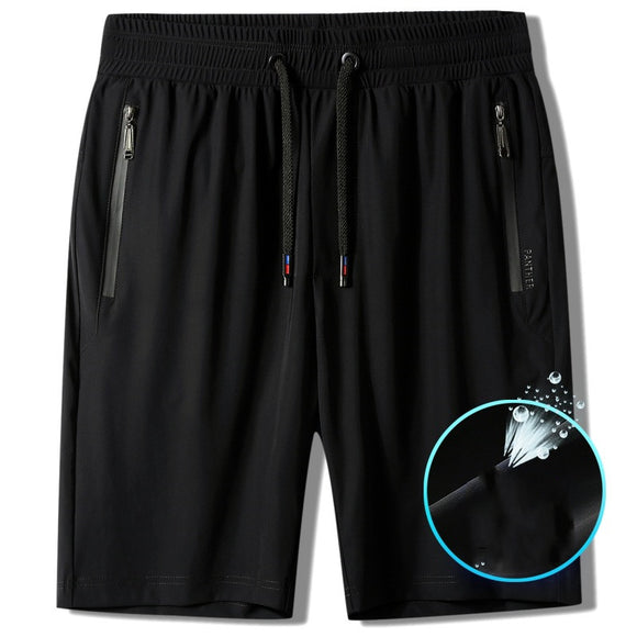 Shorts Deportivos de Seda de Hielo para Hombre - Comodidad Fresca para Verano