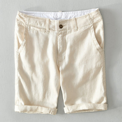 Pantalones Cortos de Lino Ligero para Hombre - Estilo Casual Moderno - Image 13