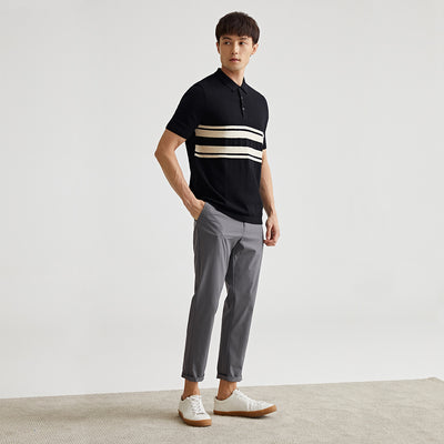 Polo Manga Corta Hombre Algodón Peinado Transpirable Huafu - Image 8