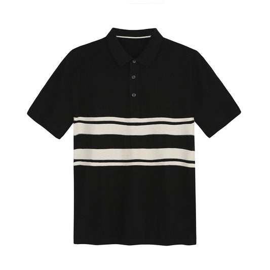 Polo Manga Corta Hombre Algodón Peinado Transpirable Huafu