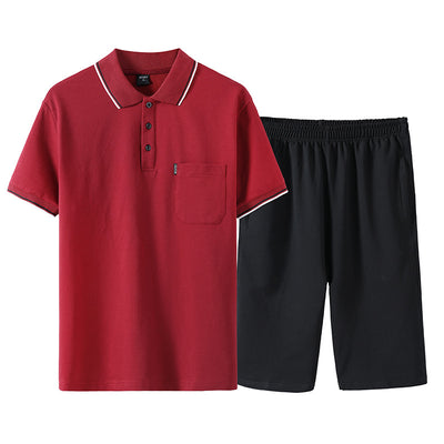 Conjunto de Camiseta Tipo Polo con Solapa - Image 8