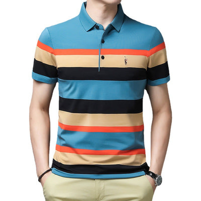 Playera Rayada Transpirable para Hombre - Comodidad y Estilo - Image 13