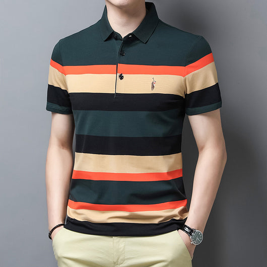 Playera Rayada Transpirable para Hombre - Comodidad y Estilo - Image 3