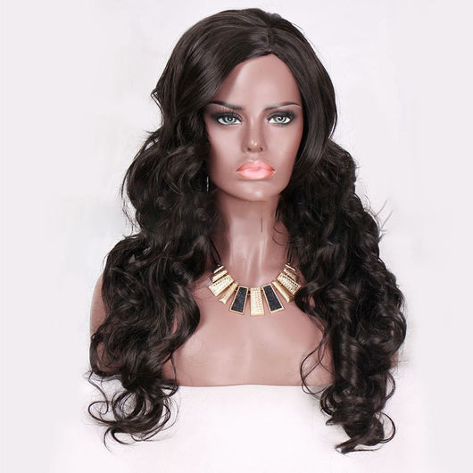 Peluca Ondulada Larga Estilo Europeo Americano - Cabello Rizado Voluminoso