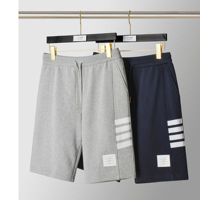 Pantalones Cortos Casuales Teñidos en Hilo - Cinco Bolsillos Trendy