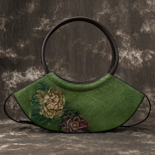 Bolso Bandolera de Cuero Genuino - Estilo Retro Casual para Mujer