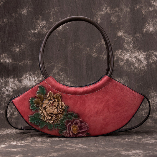 Bolso Bandolera de Cuero Genuino - Estilo Retro Casual para Mujer