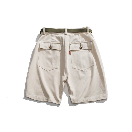 Pantalones Casuales Twill Retro Verano para Hombre - Image 10
