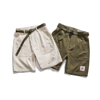 Pantalones Casuales Twill Retro Verano para Hombre - Image 7