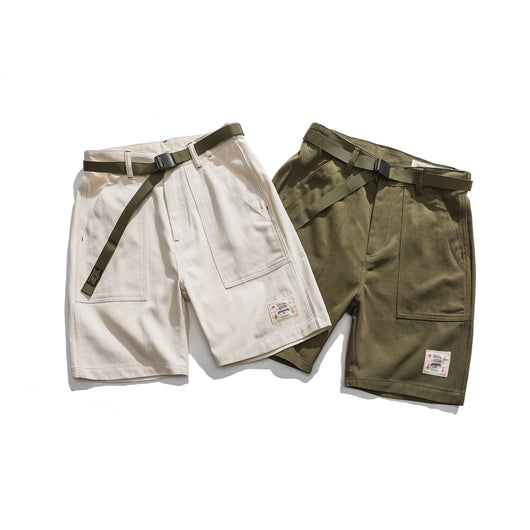 Pantalones Casuales Twill Retro Verano para Hombre - Image 7