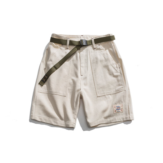 Pantalones Casuales Twill Retro Verano para Hombre - Image 9