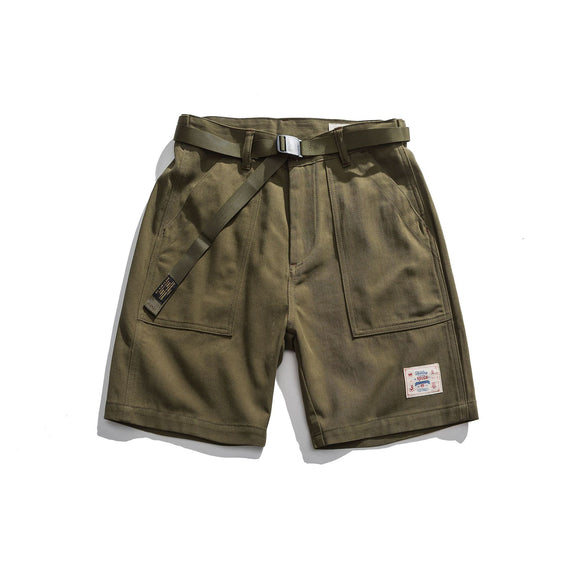 Pantalones Casuales Twill Retro Verano para Hombre